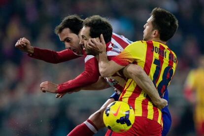 Jordi Alba agarra a Juanfran