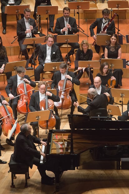 Zubin Mehta en Zaragoza dirige a la Filarmónica de Múnich y al pianista Yefim Bronfman.