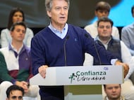 El presidente del PP, Alberto Núñez Feijóo, participa en un acto electoral, a 13 de diciembre de 2025, en Navalmoral de la Mata, Cáceres, Extremadura (España). Feijóo ha asegurado que "hay una gran mayoría de extremeños que comparten una misma percepción: María ilusiona y contagia. A María no la para nadie".
13 DICIEMBRE 2025 CAMPAÑA ELECTORAL;ELECCIONES EXTREMEÑAS
Carlos Criado / Europa Press
13/12/2025