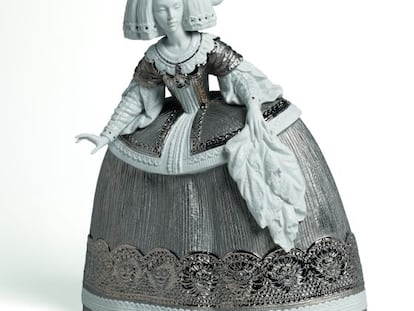 "Menina" fabricada en porcelana por Lladró.