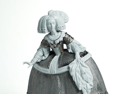 "Menina" fabricada en porcelana por Lladró.