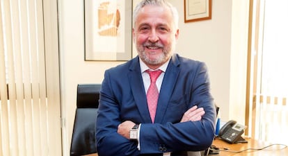 Jaime Hortelano, consejero delegado del Grupo CMC, en su despacho en Madrid.