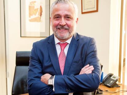 Jaime Hortelano, consejero delegado del Grupo CMC, en su despacho en Madrid.
