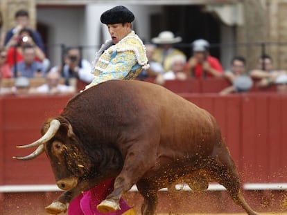 jos&eacute; Mar&iacute;a Manzanares en La Maestranza. 