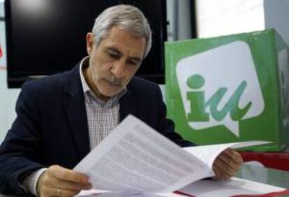 El diputado de IU Gaspar Llamazares. EFE/Archivo