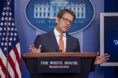 El portavoz del presidente estadounidense Barack Obama, Jay Carney. EFE/Archivo