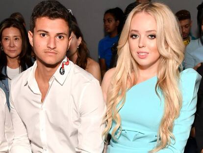 Tiffany Trump y Michael Boulos, en la Semana de la Moda de Nueva York, el pasado septiembre.