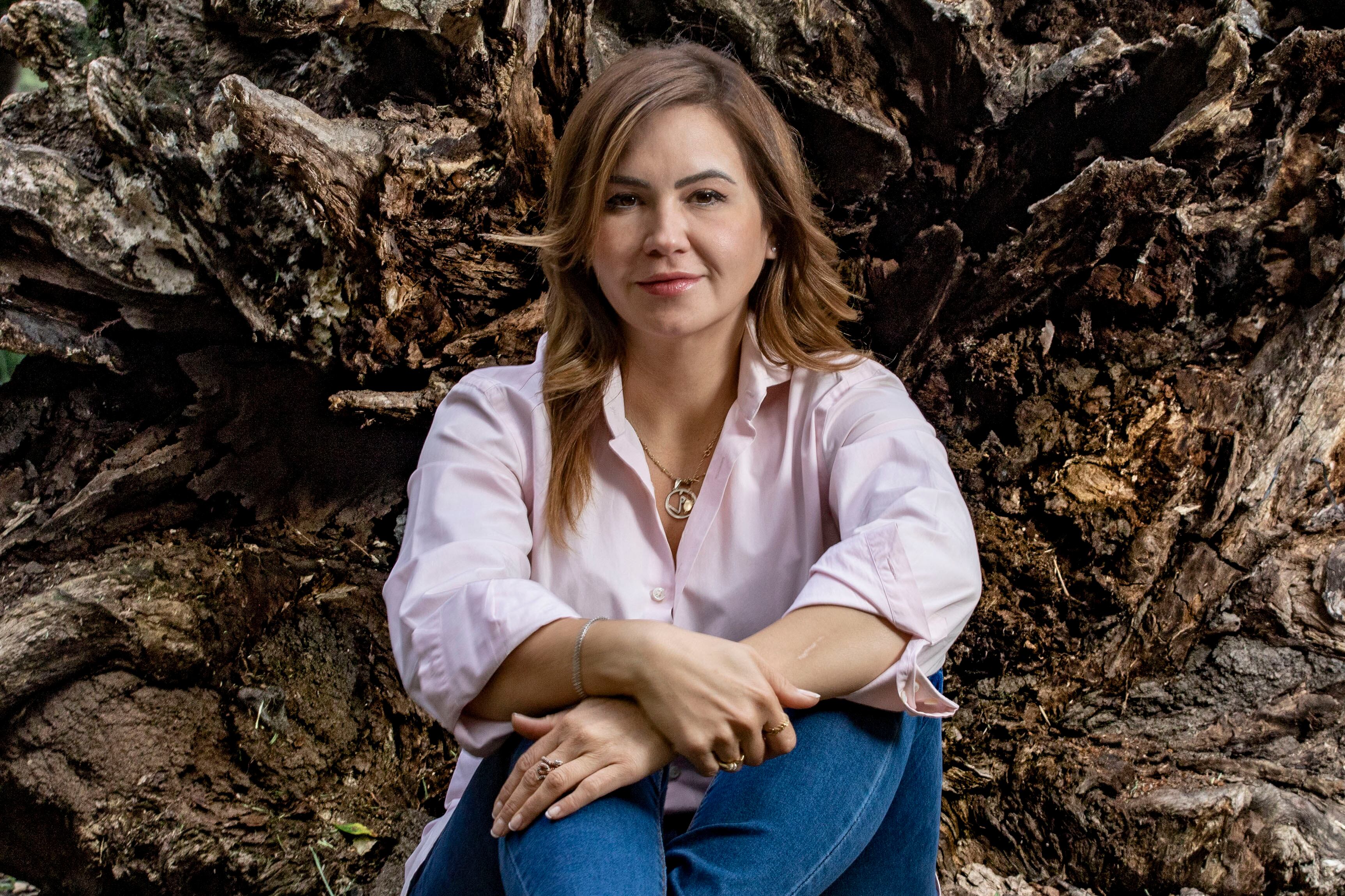 La alpinista mexicana Viridiana Álvarez en el Parque Ghandi en la Ciudad de México el 14 de agosto del 2023.