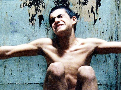Abel Ayala, <i>El Polaquito,</i> en una escena de la película