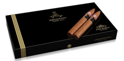 Estuche Montecristo Gran Reserva nº2 cosecha 2005: cepo 52. Precio 472,50 la caja de 15 unidades