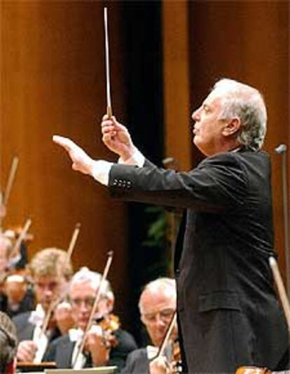 Daniel Barenboim, durante un concierto ofrecido en Santiago de Compostela.