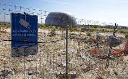 L'edifici destinat a l'Anatòmic Forense de Madrid, a l'ermot de Valdebebas.