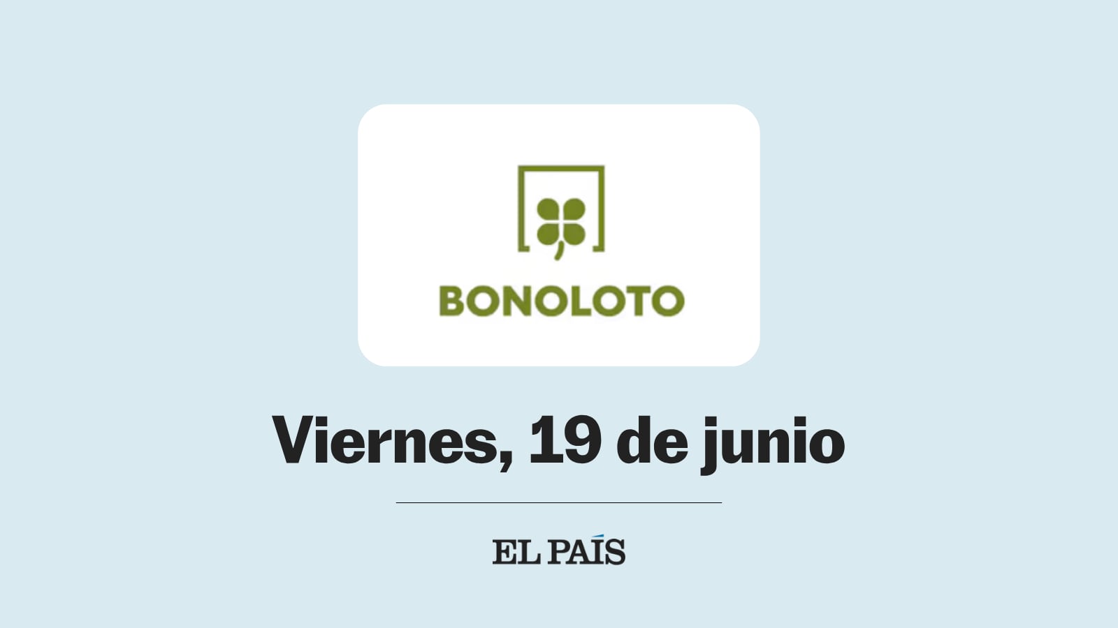 Bonoloto: comprobar sorteo del viernes 19 de junio
