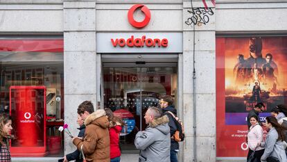 Una tienda de Vodafone.