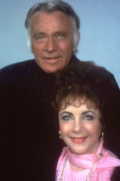 En 1983 la pareja posa con motivo del estreno en Broadway de Private lives.