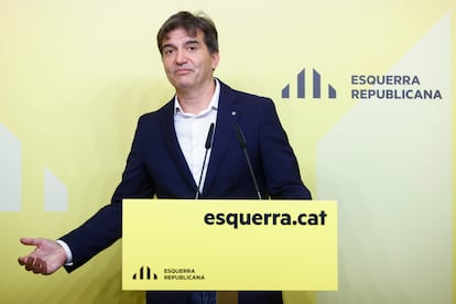 Sergi Sabrià abandona el Govern, pese a desmarcarse de los carteles y entre críticas a Junqueras.. EFE/Quique Garcia