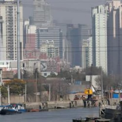 Vista de la ciudad de Shangai