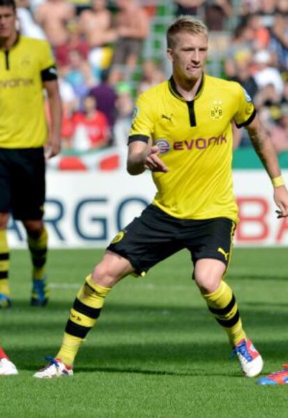 Reus, en un partido de Copa disputado con el Borussia Dortmund