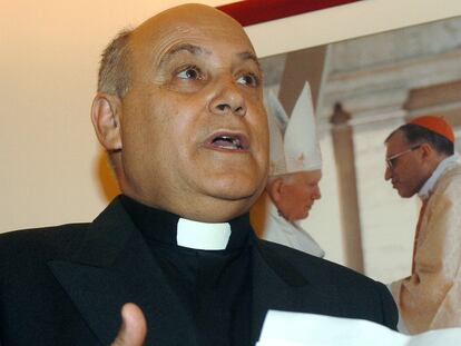 El sacerdote Silverio Nieto, amigo de Jorge Fernández Díaz, en una imagen de archivo.