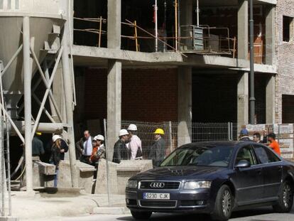 Edificio en construcción en Madrid. EFE/Archivo