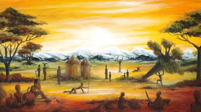 Ilustración 'El milagro', del artista Oto Vega.