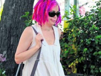 Lana Wachowski, fotografiada este verano en Mallorca.