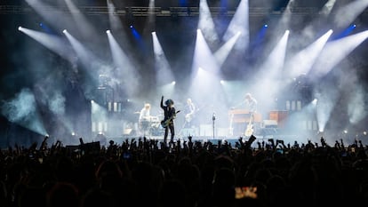 Jack White durante su presentación en el Corona Capital 2024.