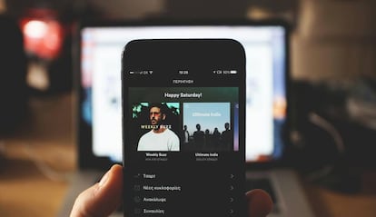 App Spotify smartphone