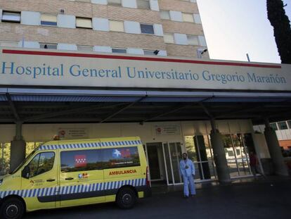 Fachada del hospital Gregorio Mara&ntilde;&oacute;n de Madrid. 