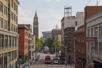 Pioneer Square, en el centro hist&oacute;rico.
 