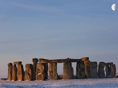 Círculo megalítico de Stonehenge, el misterioso anillo de monolitos de piedra que se alza en la llanura de Salisbury, al sur de Inglaterra.