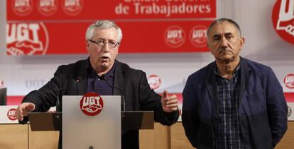 Ignacio Fernández Toxo (y Pepe Álvarez.