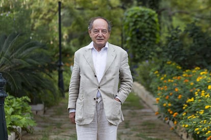 Roberto Calasso, retratado en 2016 al recibir el Premio Formentor de las Letras en Pollença (Mallorca).