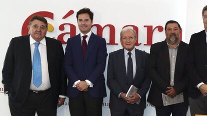Gonzalo Quintero, Francisco Caamaño, Pascual Sala, José María Gimeno y Adolfo Díaz Ambrona.
