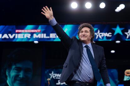 Javier Milei en Maryland, el 22 de febrero de 2025.