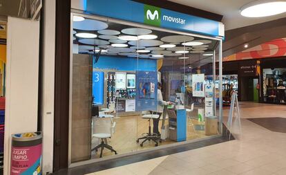 Tienda de Movistar en Madrid.