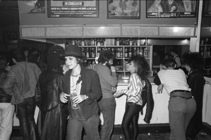 La sala Rock-Ola, de Madrid, en 1983.