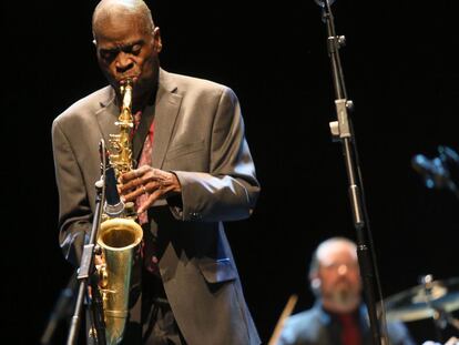 Maceo Parker, en la actuaci&oacute;n del Auditori.