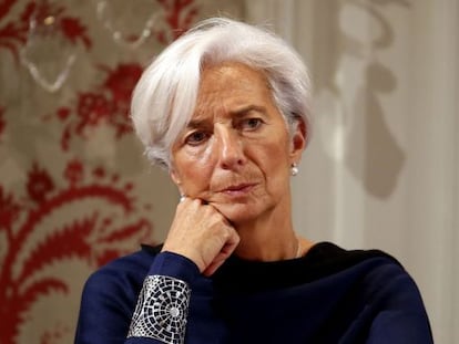 A diretora-gerente do FMI, Christine Lagarde . 