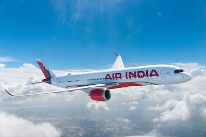 Un avión A350 de Air India.