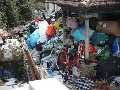 Vivienda donde apareció el cadáver de un hombre con síndrome de Diógenes en Vigo, en 2016