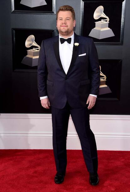 James Corden, presentador de la gala, que se celebró en el Madison Square Garden en Nueva York.