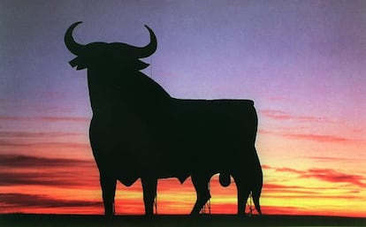 A roadside bull, one of Spain’s most famous images.