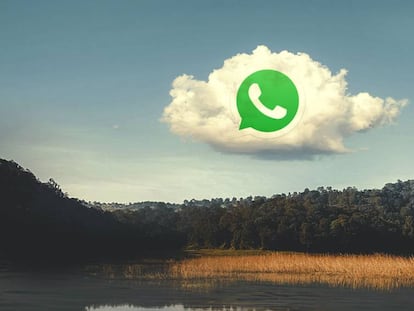 Copias de seguridad de WhatsApp en la nube.