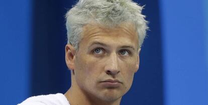 El nadador estadounidense Ryan Lochte en los Juegos de Río.