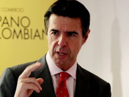 El ministro de Industria, Jos&eacute; Manuel Soria, en Colombia