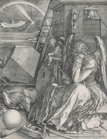 'La melancolía' (1514), buril.
