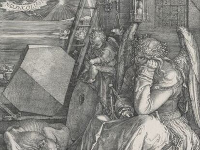 'La melancolía' (1514), buril.