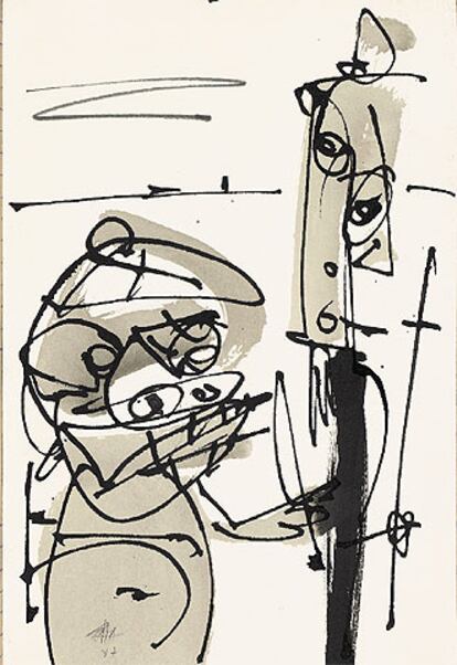 'Come, Sancho amigo' (1987), de Antonio Saura.