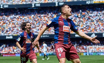 El gol de Charles en Mestalla la temporada pasada. 